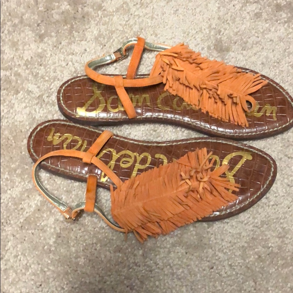 Sam Edelman orange sandals Gela